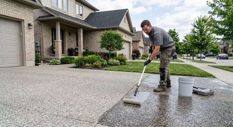Concrete Driveway Sealing in Renton, WA
